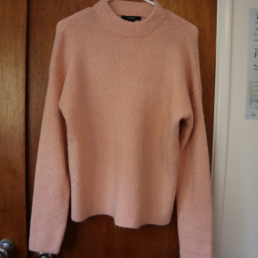 Forever 21 pink sweater